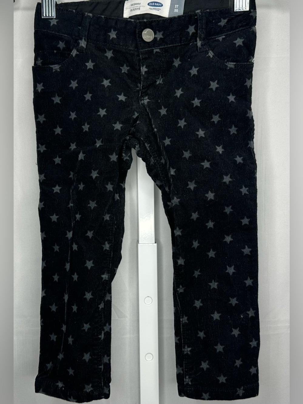 Old Navy Black Corduroy Star Jeans